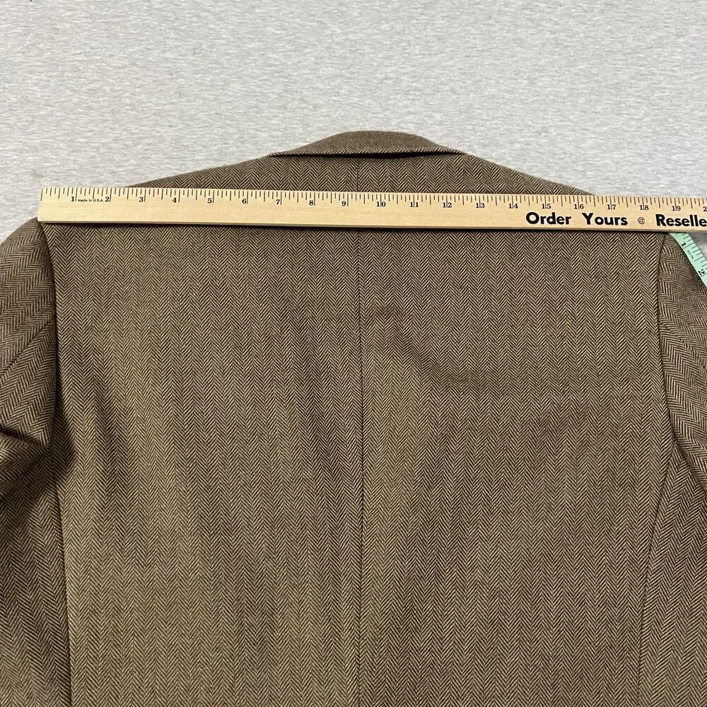 JackThreads Blazer Mens 40 Herringbone Wool Blend Sport Coat Modern Classic120‎